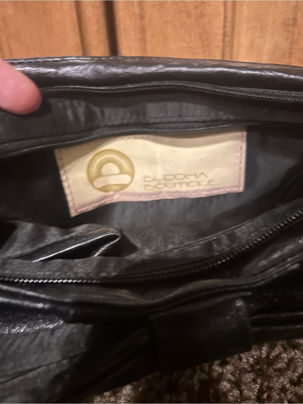 Big Buddha Black Bow-Accent Clutch - Picture 2 of 2